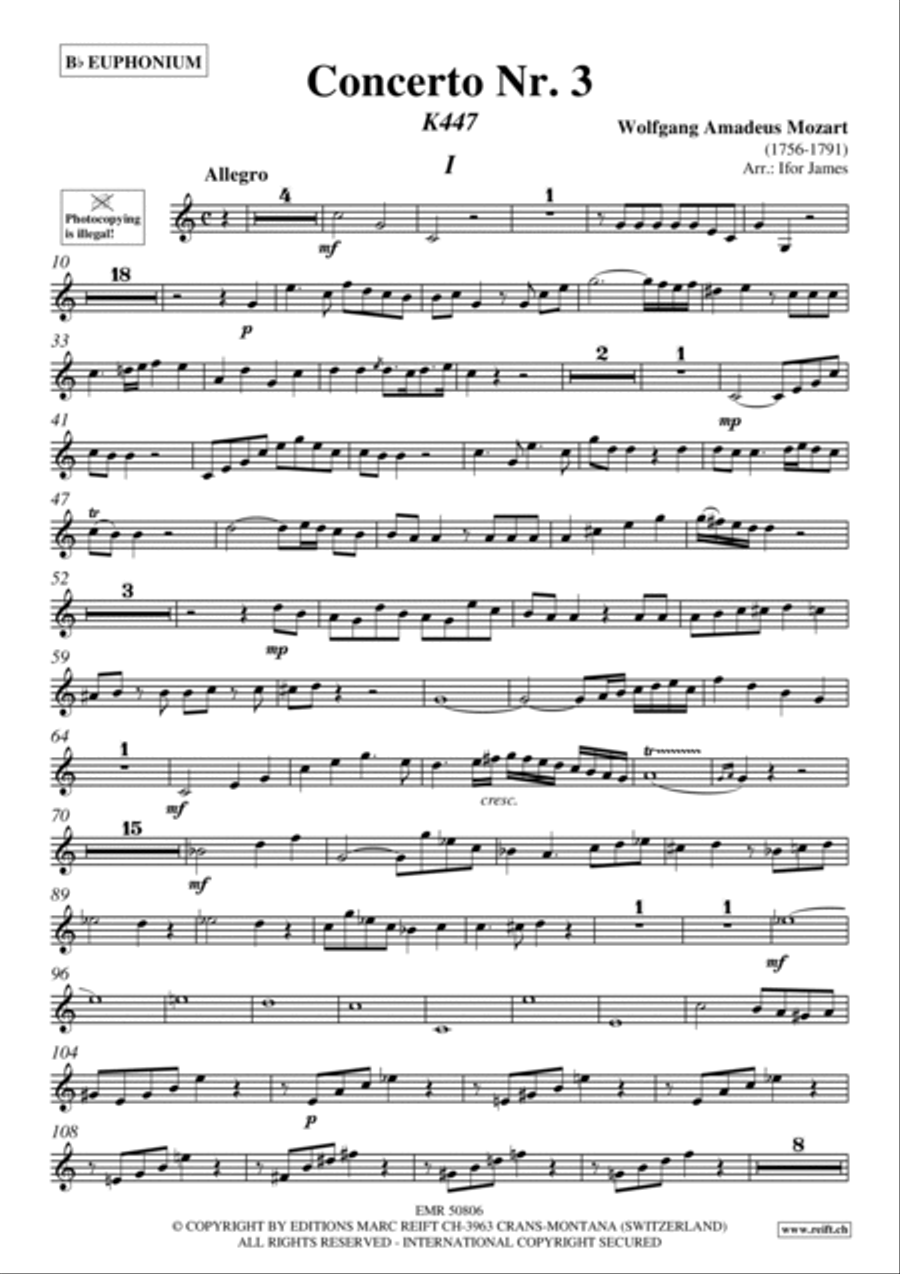 Concerto No. 3 Euphonium scores gallery preview page 2