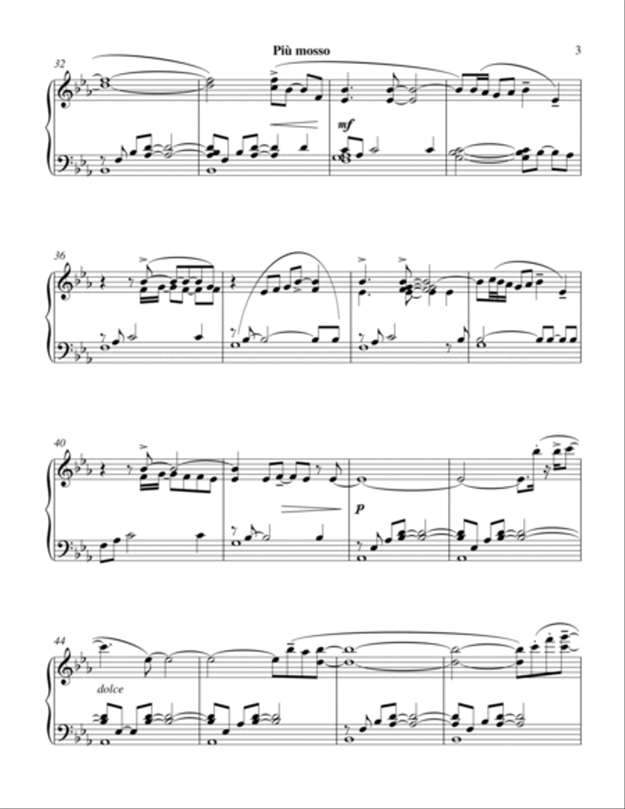 Late October Piano Solo scores gallery preview page 3