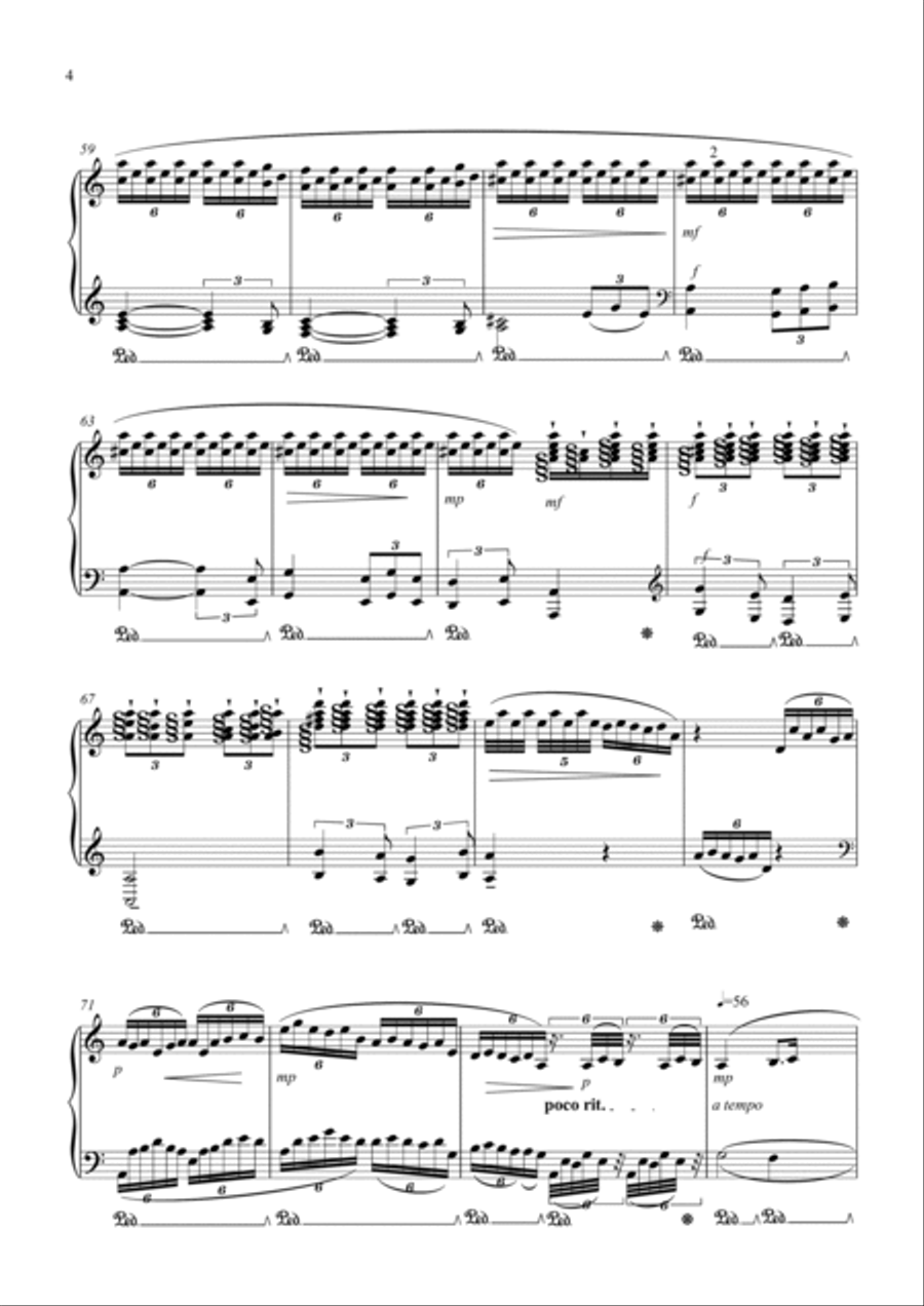 Indian Girl Piano Solo scores gallery preview page 4