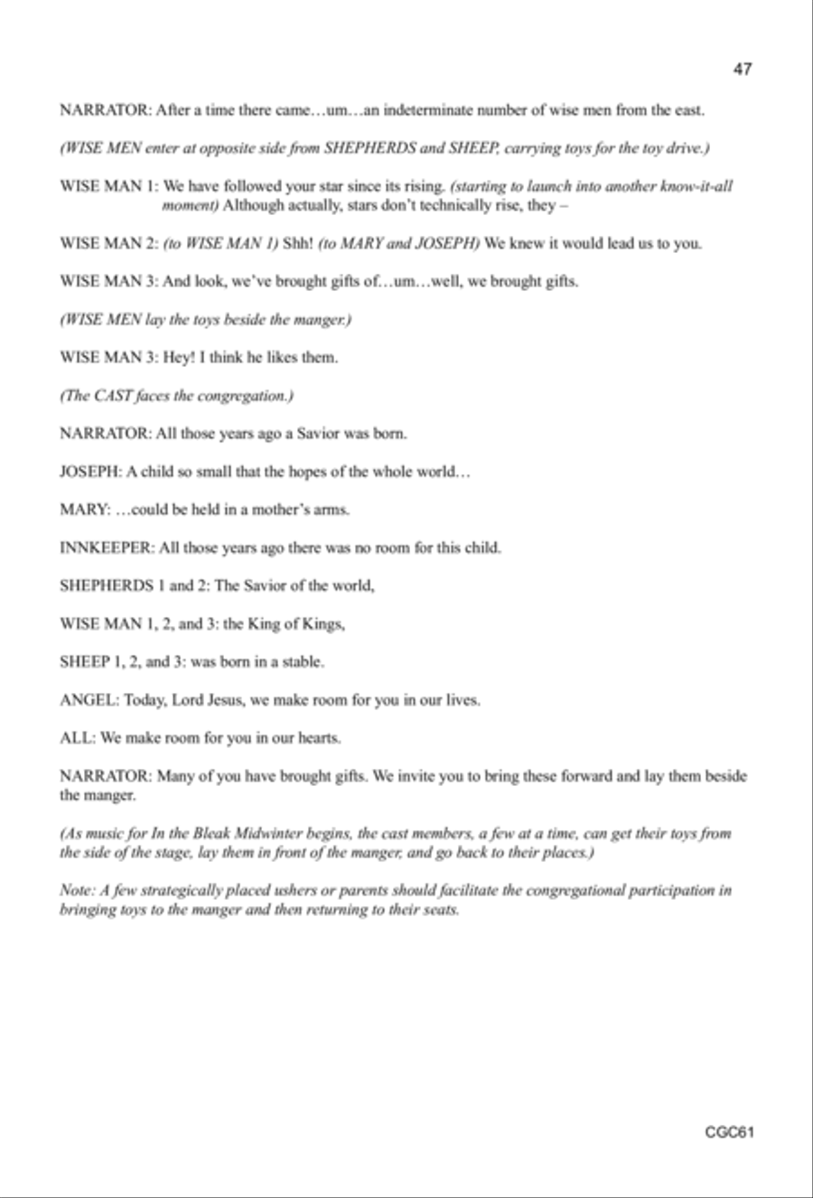 Room For Christmas Accompaniment Recording Unison Choir scores gallery preview page 17