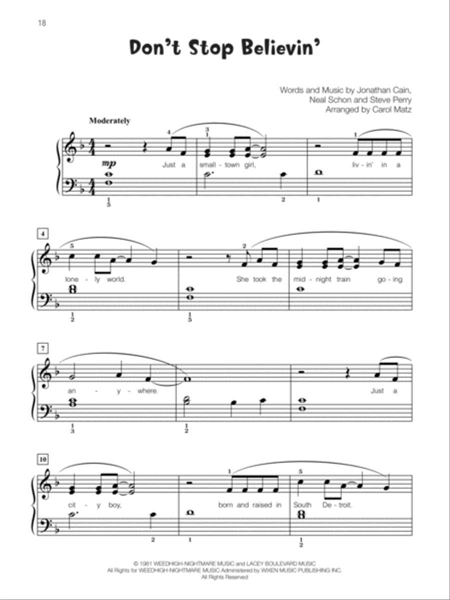 Famous & Fun Rock, Book 3 Piano Method scores gallery preview page 5