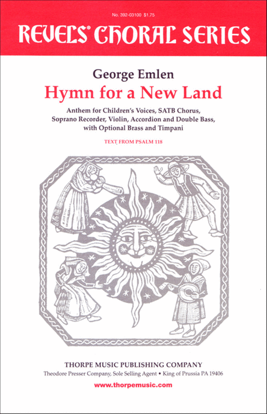 Hymn for A New Land 4-Part scores gallery preview page 1
