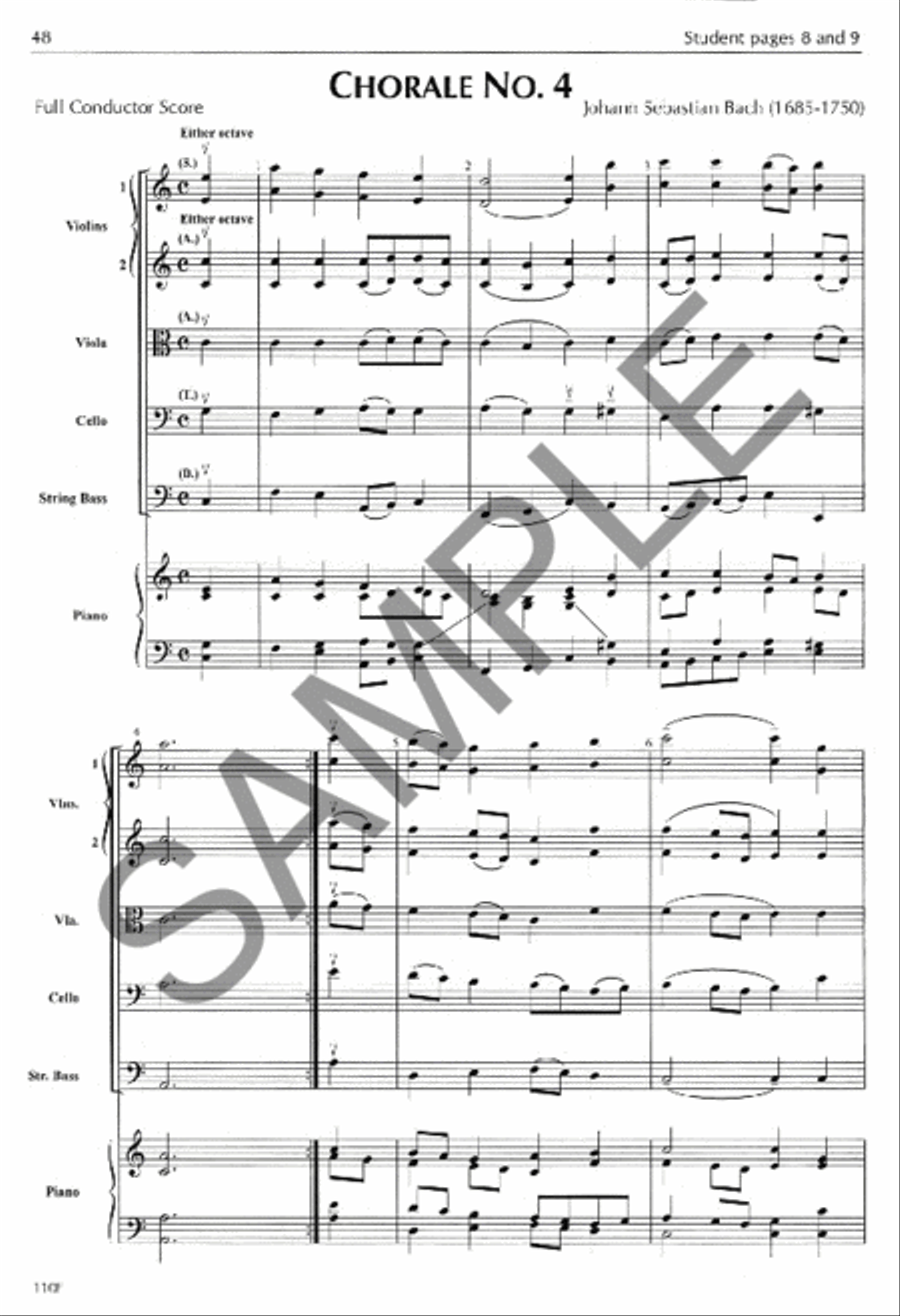 Bach and Before For Strings - Conductor Score String Orchestra scores gallery preview page 2