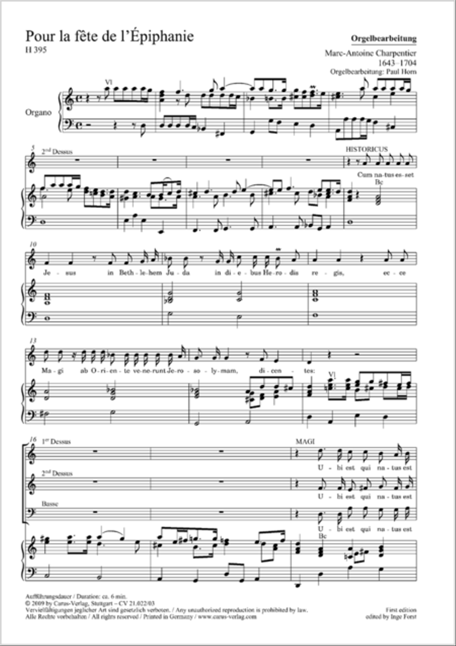 Pour la fete de l'Epiphanie Choir scores gallery preview page 2
