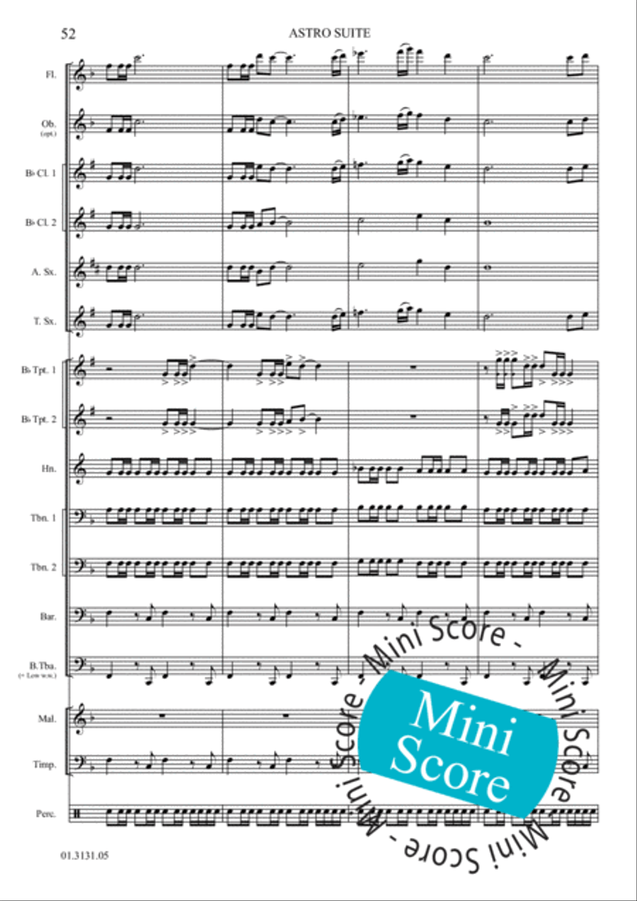 Astro Suite Astro Suite Concert Band scores gallery preview page 58