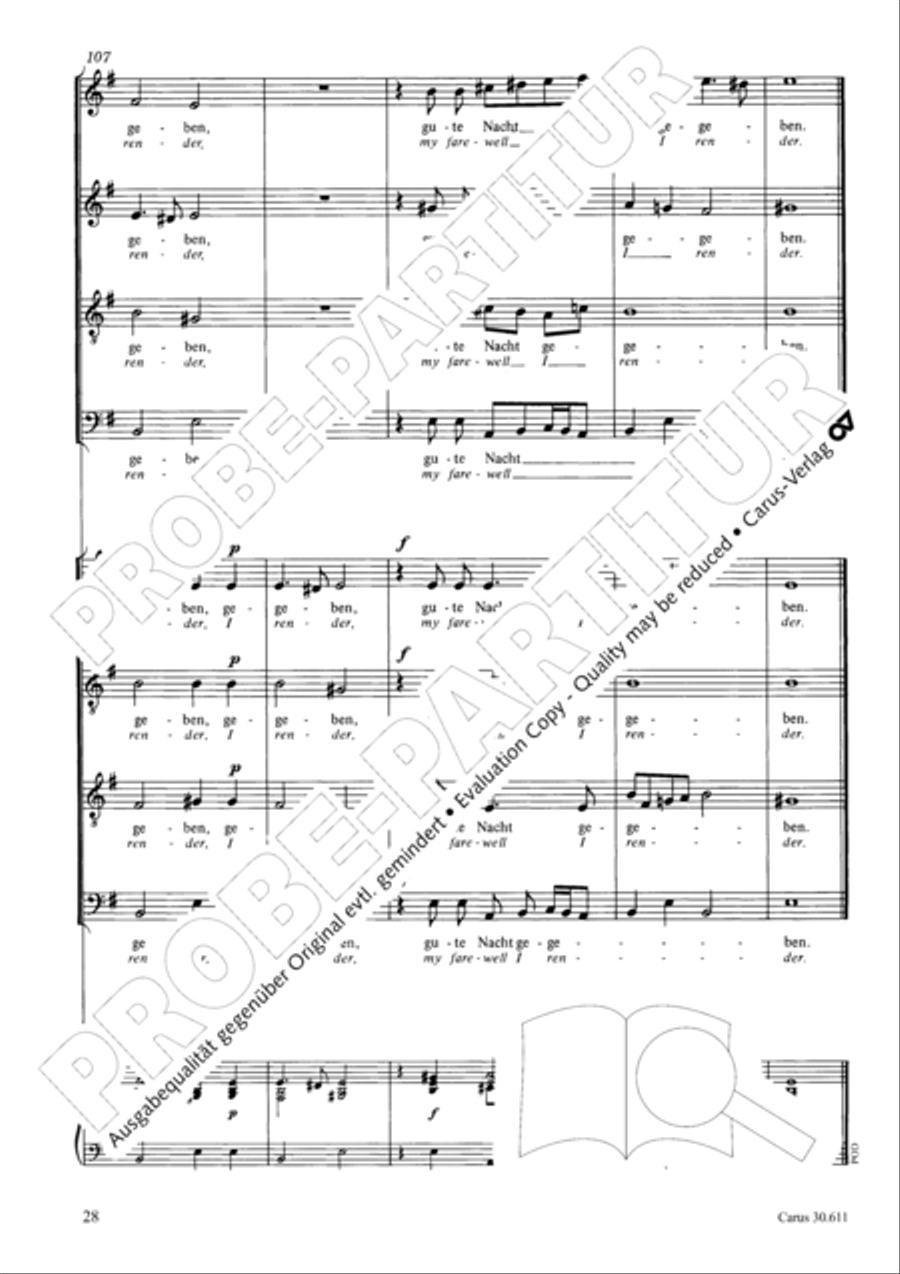 Keep what you have (Halt, was du hast) 4-Part scores gallery preview page 29