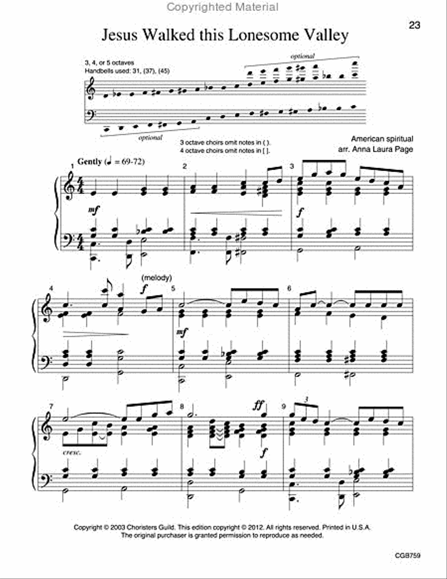 Ring Around the Year (3, 4, or 5 octaves) 5-Octaves scores gallery preview page 8