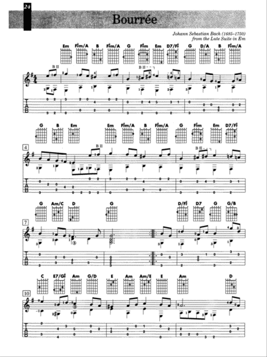 Classical for Guitar In TAB Acoustic Guitar scores gallery preview page 3