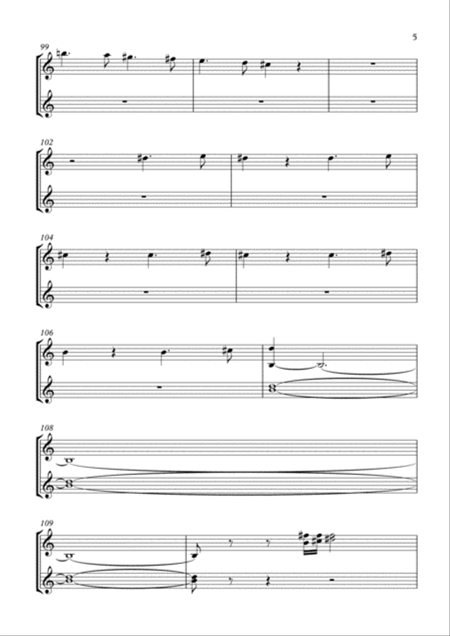 Brahms Symphony No.4 - 1.Allegro non troppo (Transposed Horn in C) Horn Solo scores gallery preview page 5
