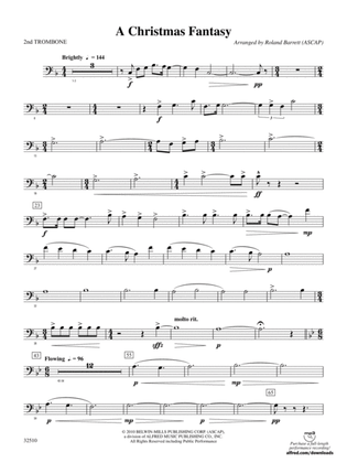 A Christmas Fantasy: 2nd Trombone