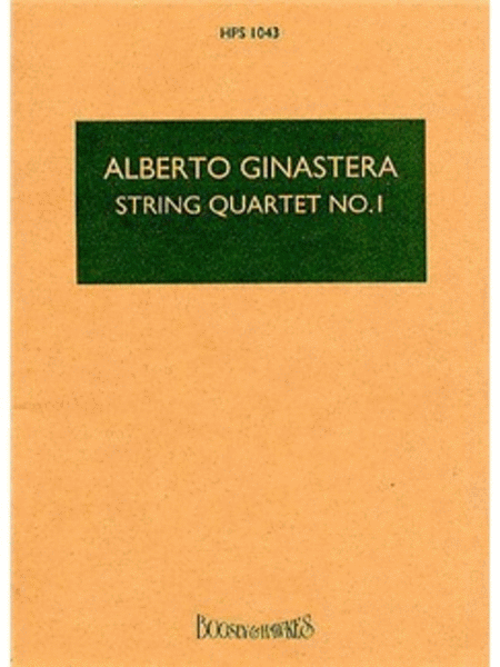 Alberto Ginastera: String Quartet No. 1, Op. 20