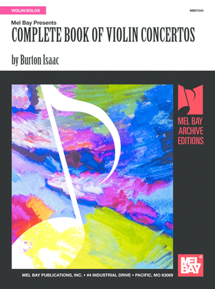 Book cover for Complete Book of Violin Concertos