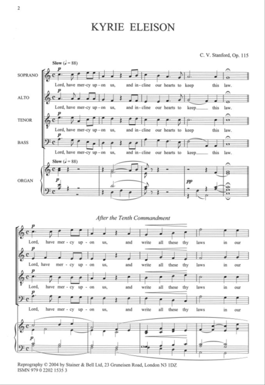 Communion Service in C Communion Service in C 4-Part scores gallery preview page 2