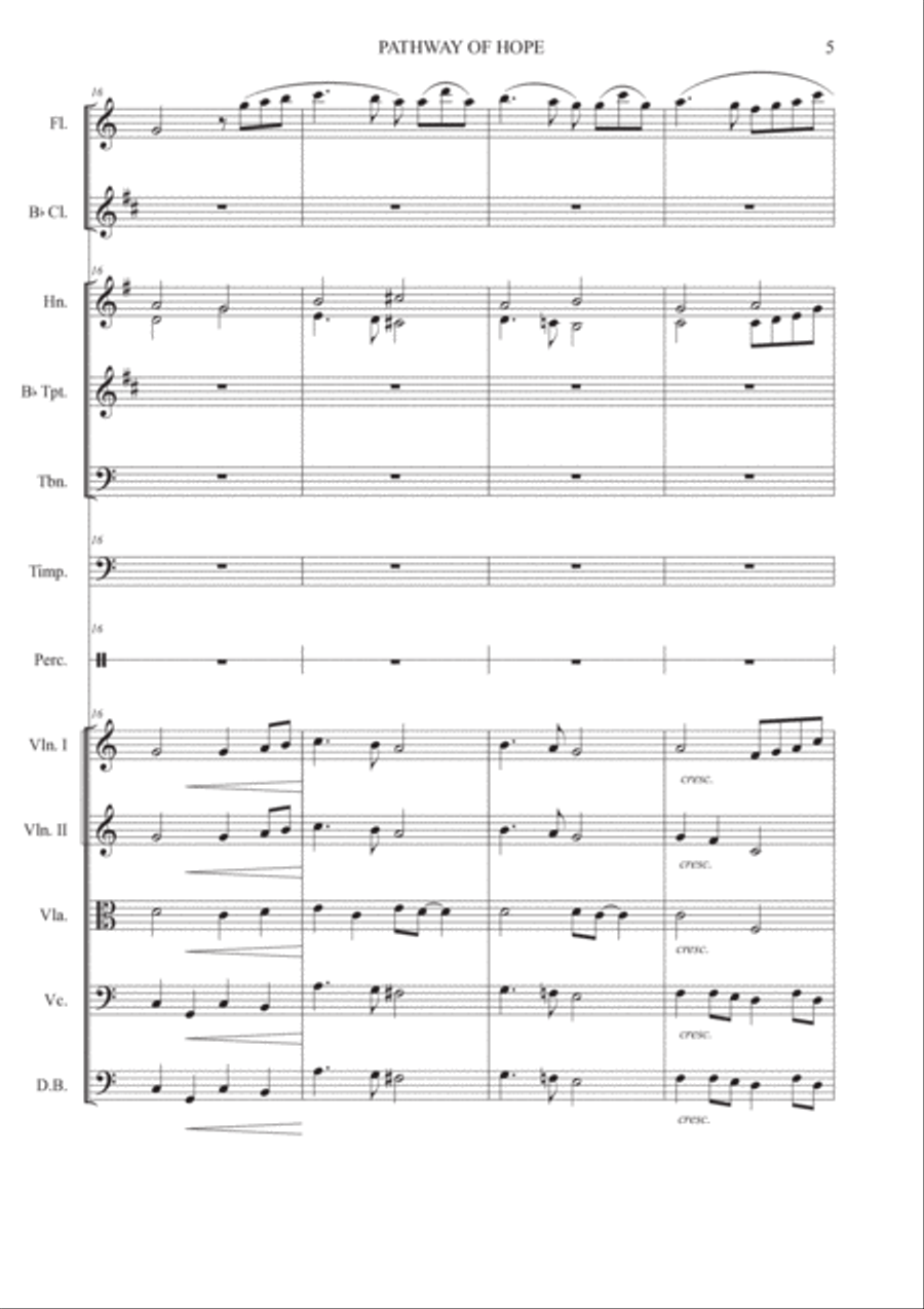 Pathway Of Hope Chamber Music scores gallery preview page 5