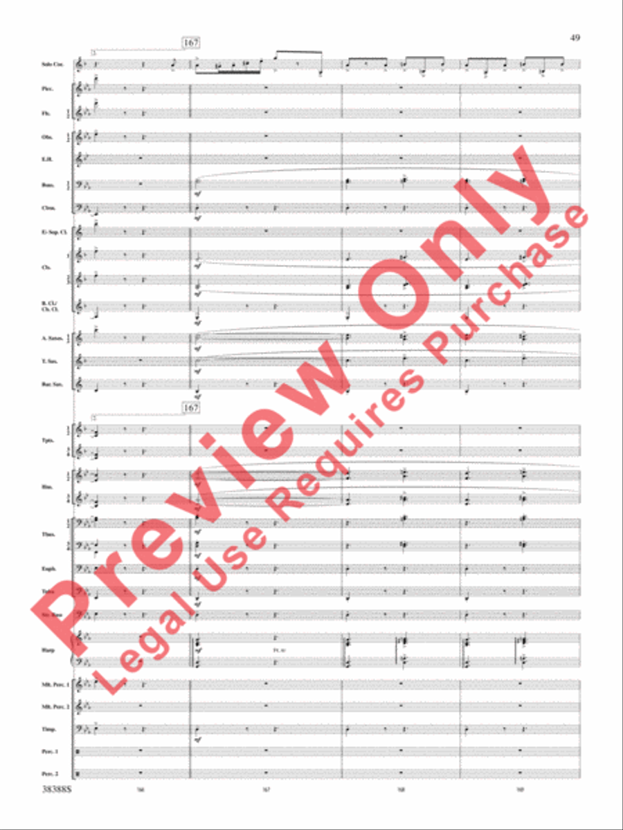 Napoli Napoli Concert Band scores gallery preview page 50