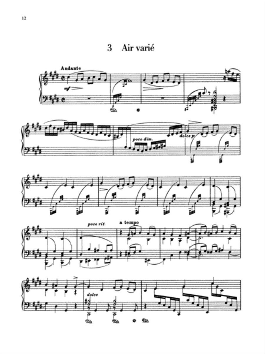 Sibelius: Ten Pieces, Op. 58 Piano Solo scores gallery preview page 1