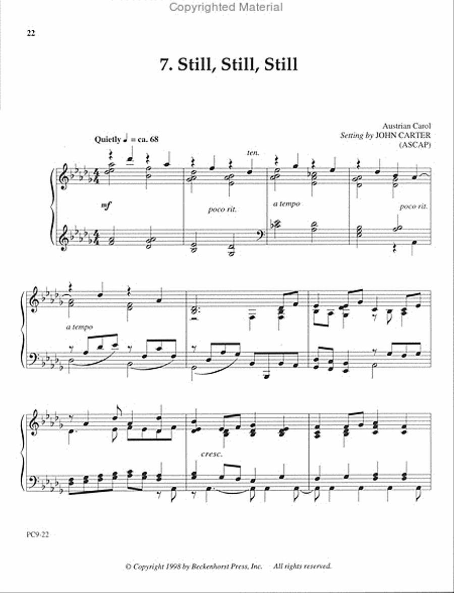 There's a Star in the East Piano Solo scores gallery preview page 2
