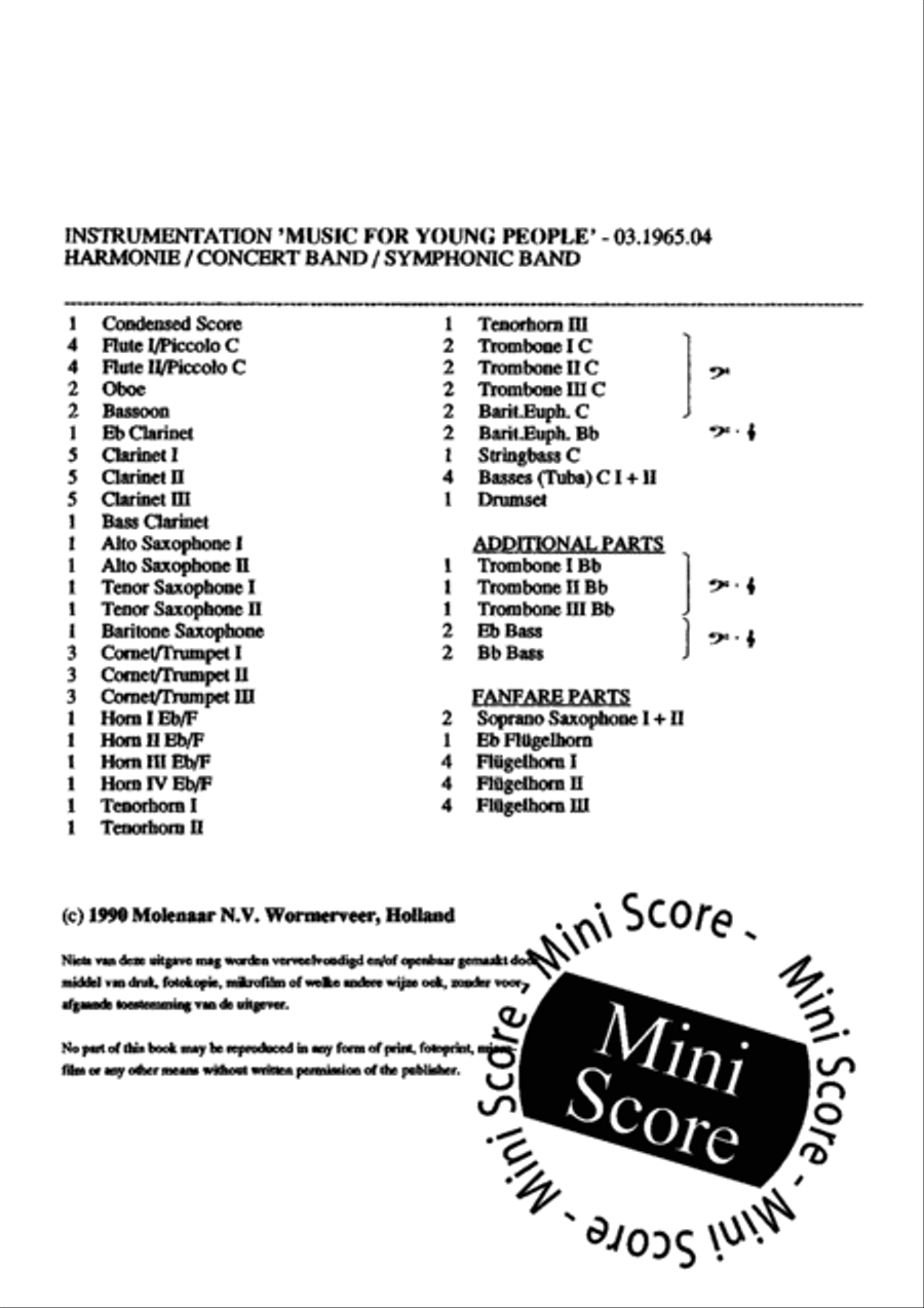 Music for Young People Fanfare Band scores gallery preview page 4