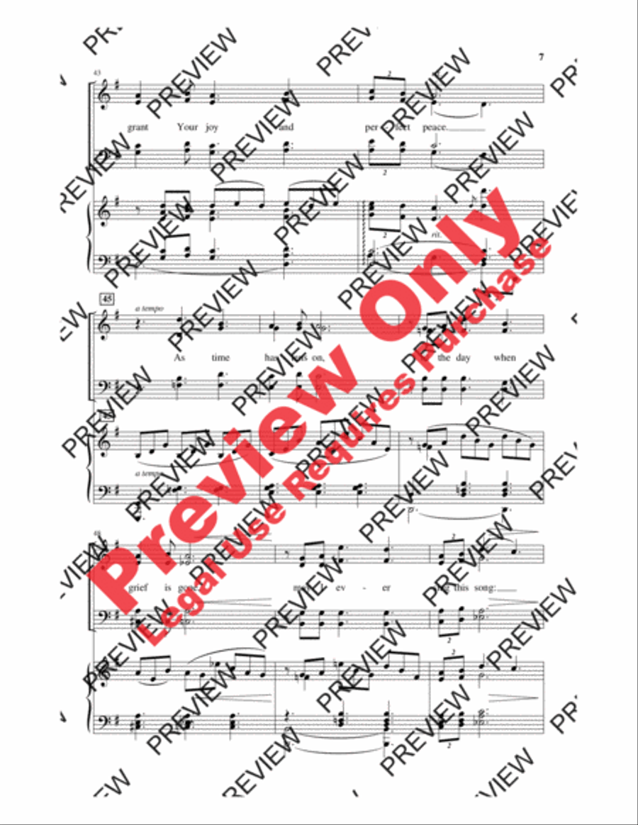 My Soul, Be Still My Soul, Be Still 4-Part scores gallery preview page 7