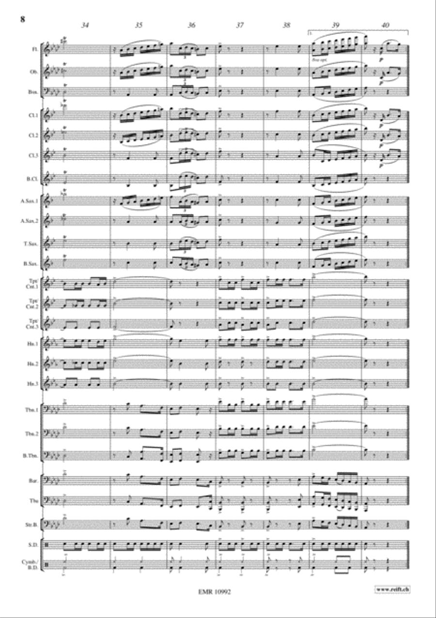 Brass Explosion Concert Band scores gallery preview page 9