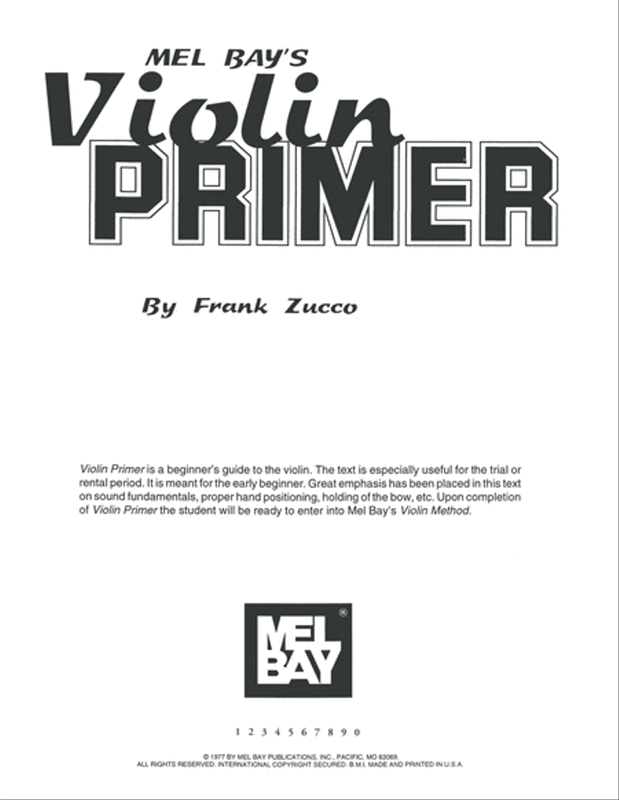 Violin Primer Violin Solo scores gallery preview page 2