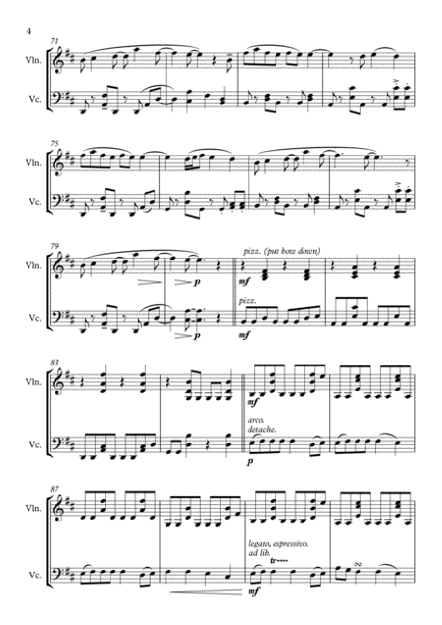 Stitches String Duet scores gallery preview page 4