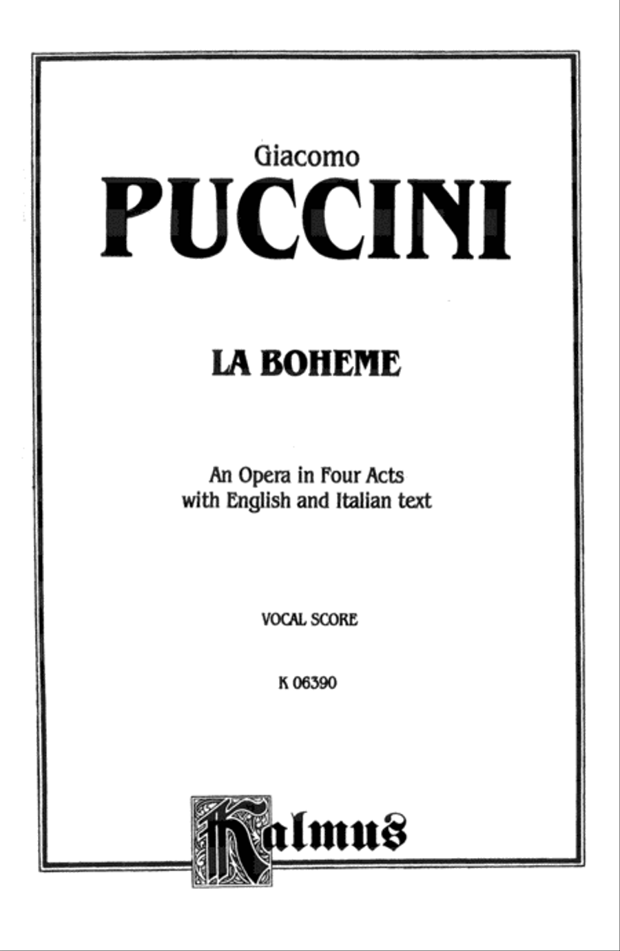 La Boheme Voice scores gallery preview page 2