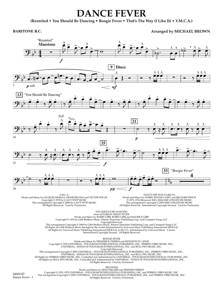 Dance Fever - Baritone B.C.
