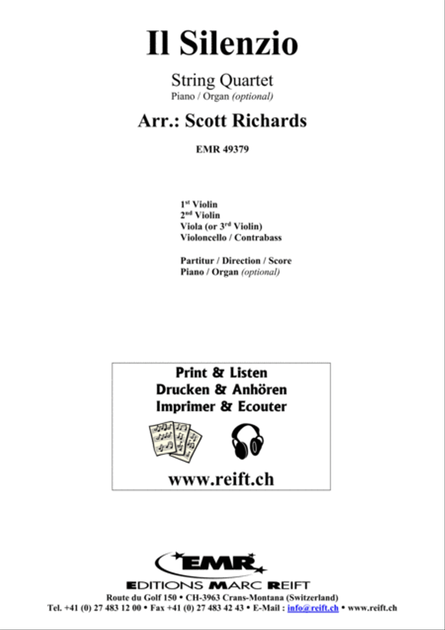 Il Silenzio String Quartet scores gallery preview page 2