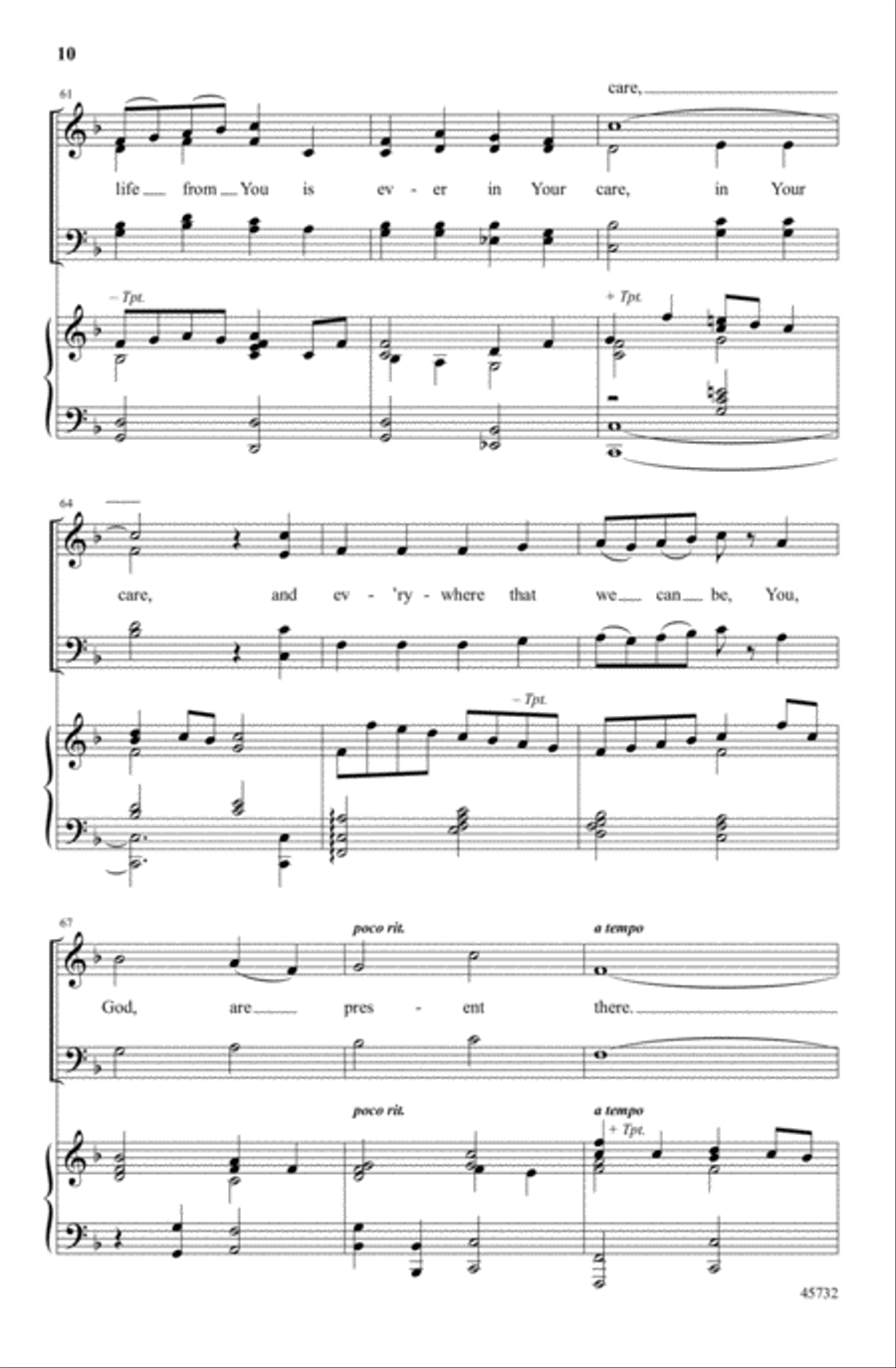 Proclaim the Mighty Power of God! 4-Part scores gallery preview page 10