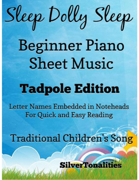 Sleep Dolly Sleep Beginner Piano Sheet Music 2nd Edition