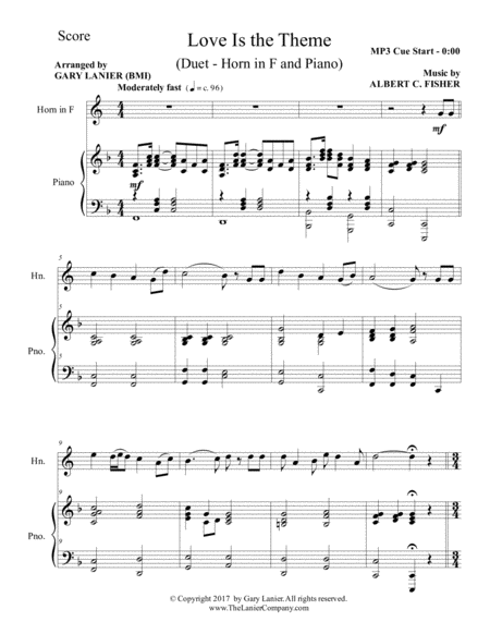 3 HYMNS OF GOD'S LOVE (for Trombone and Piano with Score/Parts) image number null