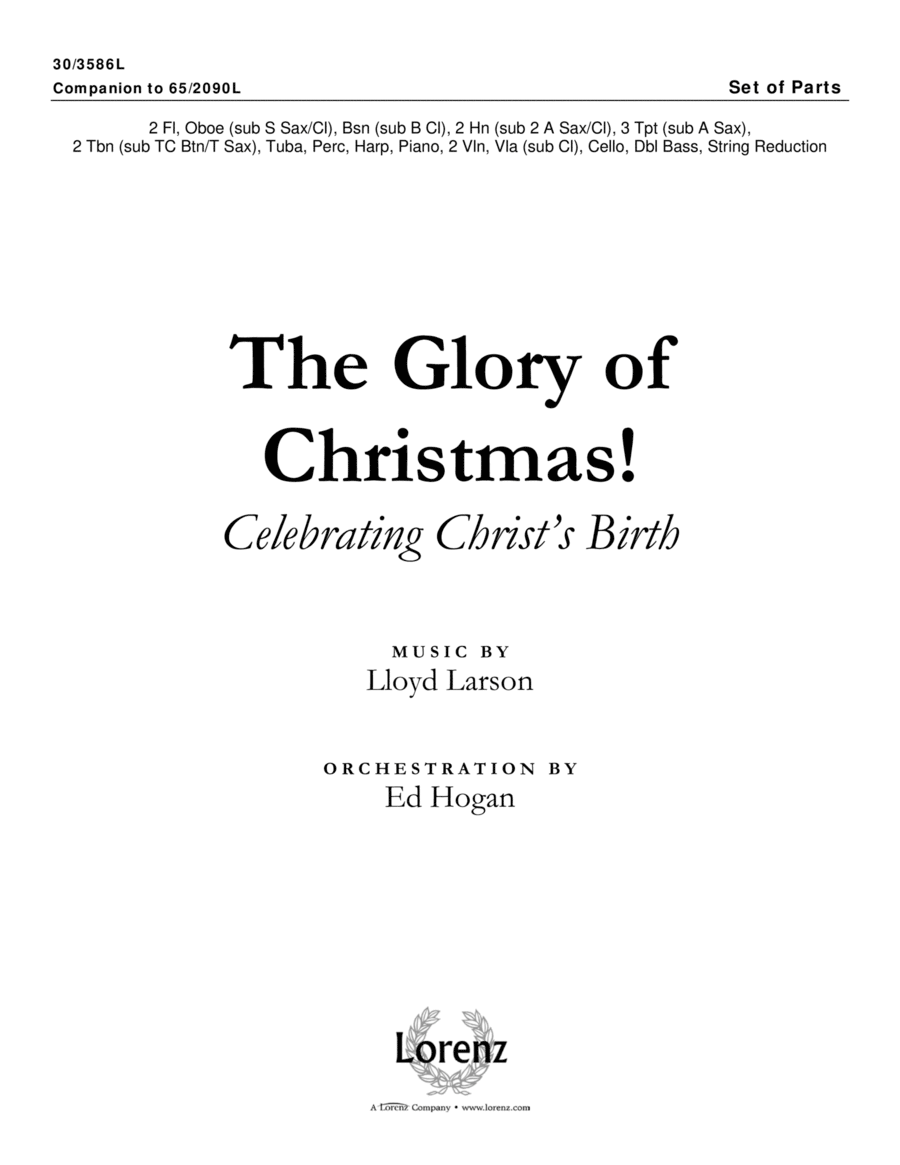 The Glory of Christmas - Set of Parts