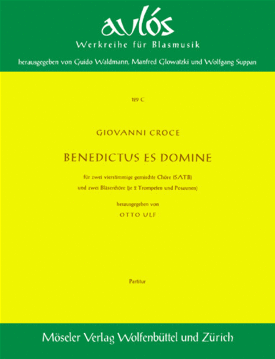 Benedictus es Domine Benedictus es Domine 4-Part scores gallery preview page 1