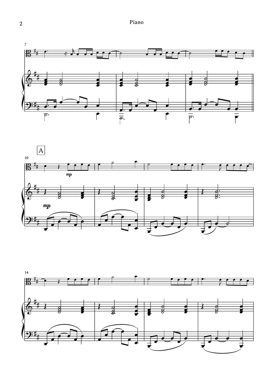 Chlorine Viola scores gallery preview page 2