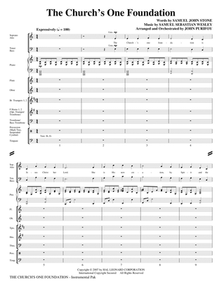 The Church's One Foundation - Full Score