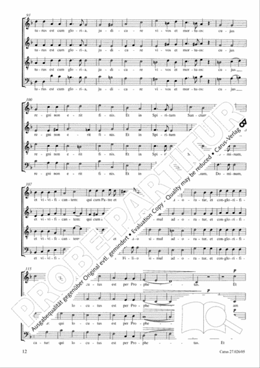Mass in A minor Mass in A minor 4-Part scores gallery preview page 13
