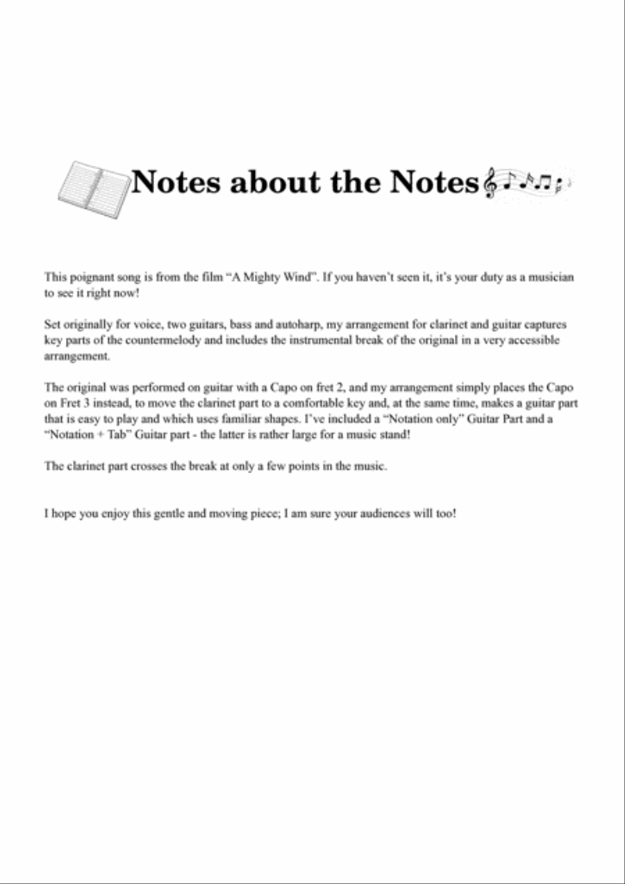A Kiss At The End Of The Rainbow B-Flat Clarinet scores gallery preview page 3