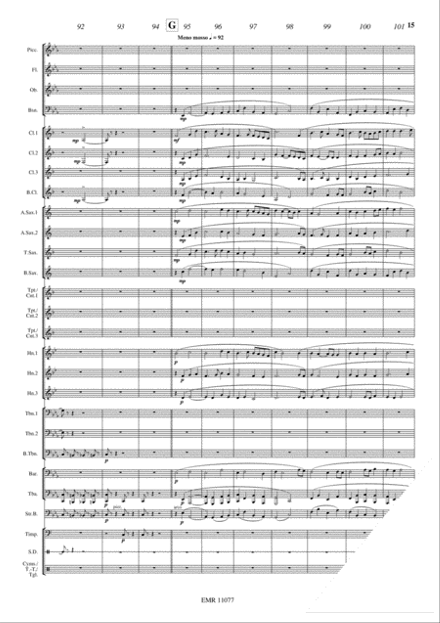 Epic March Concert Band scores gallery preview page 16