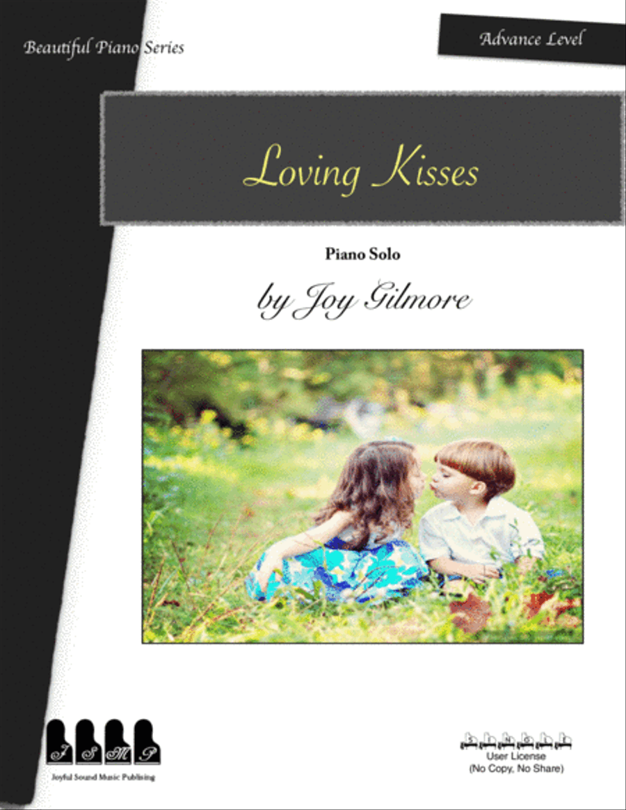 Loving Kisses in Chinese 愛的親吻 Piano Solo scores gallery preview page 1