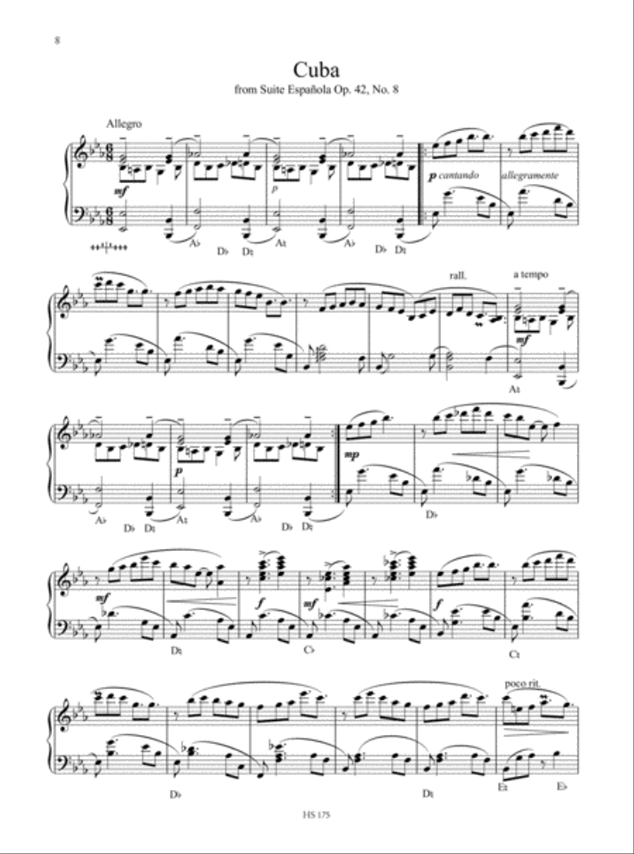 Albéniz Album for Harp Harp scores gallery preview page 3