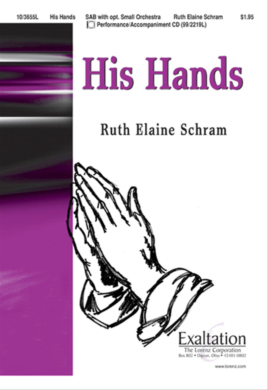 His Hands His Hands 3-Part scores gallery preview page 1