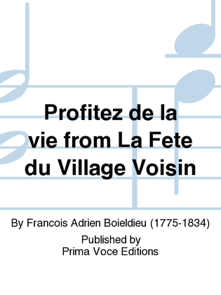 Profitez de la vie from La Fete du Village Voisin