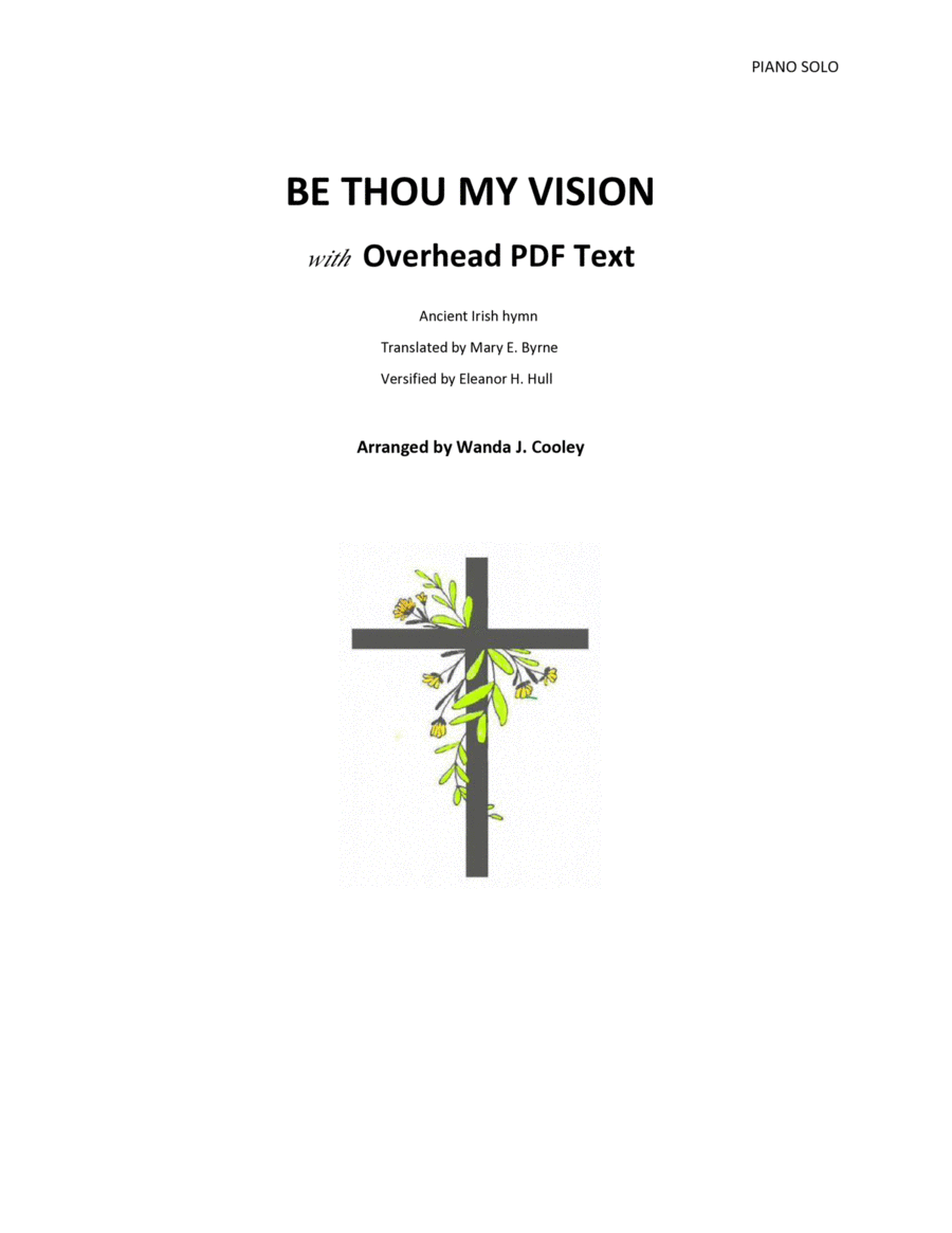 BE THOU MY VISION with Overhead PDF Text image number null
