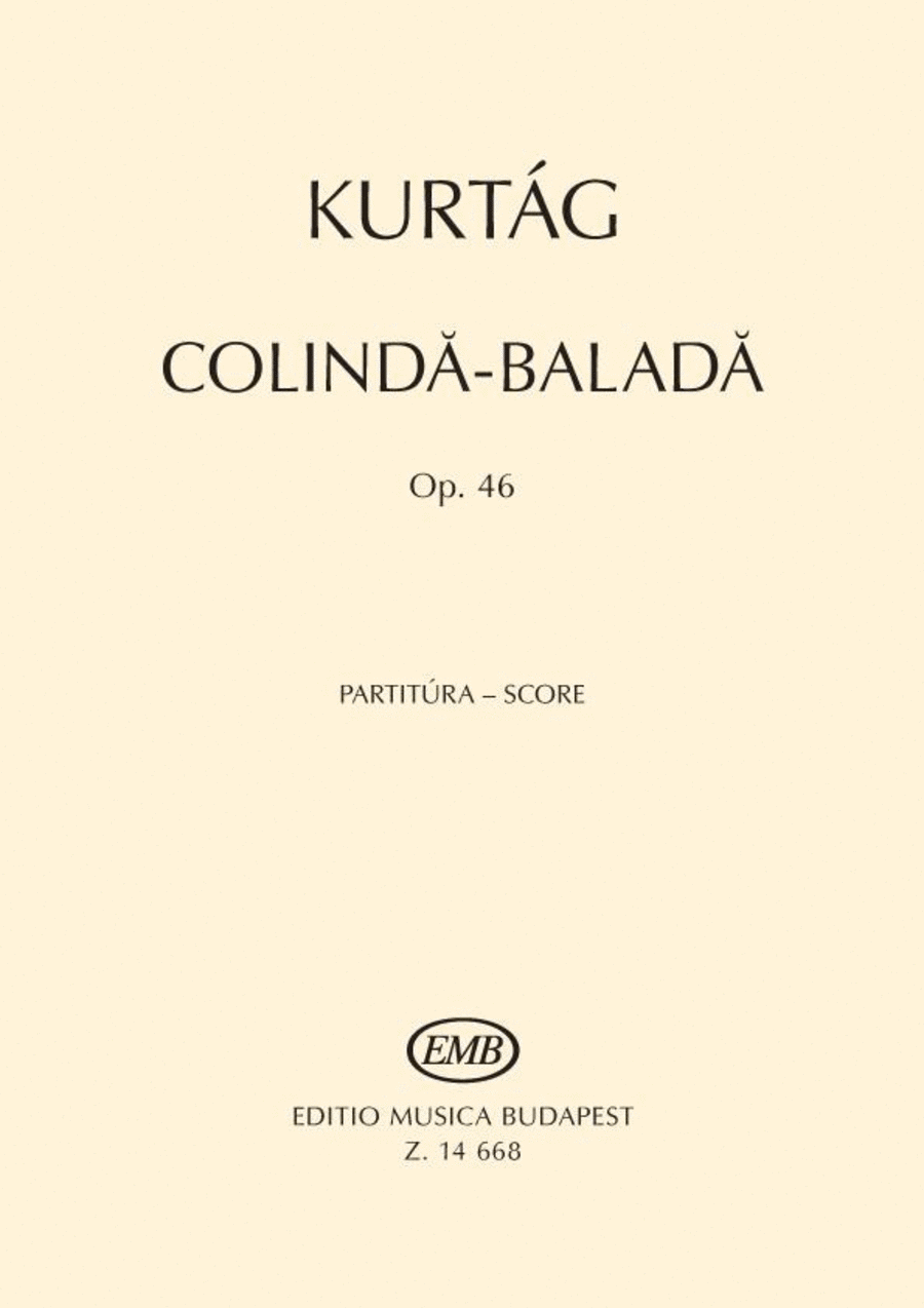 Colinda-Balada Colinda-Balada 4-Part scores gallery preview page 1