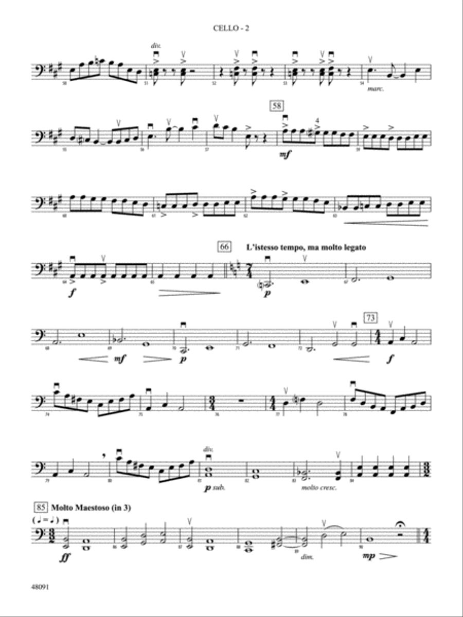 Century One Tusonic: Cello String Orchestra scores gallery preview page 2