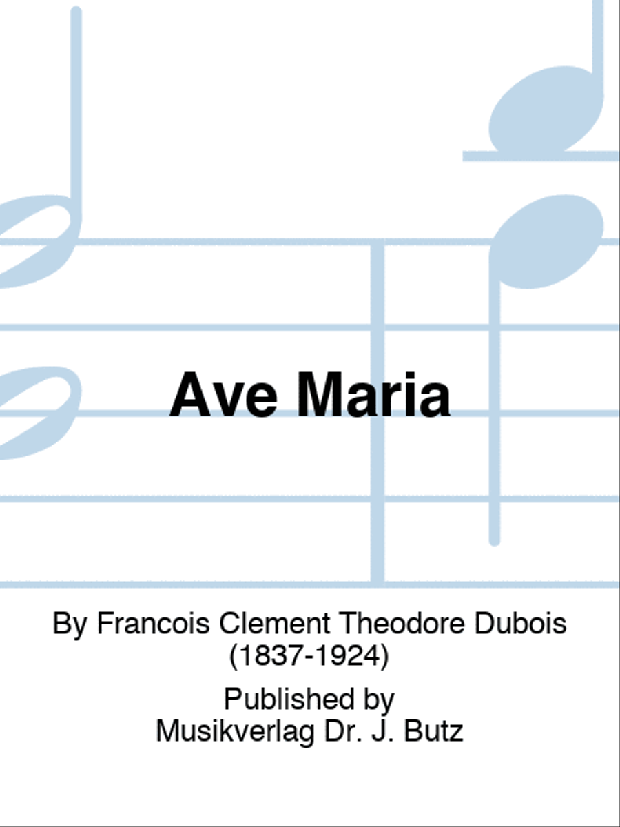 Ave Maria Ave Maria 4-Part scores gallery preview page 1