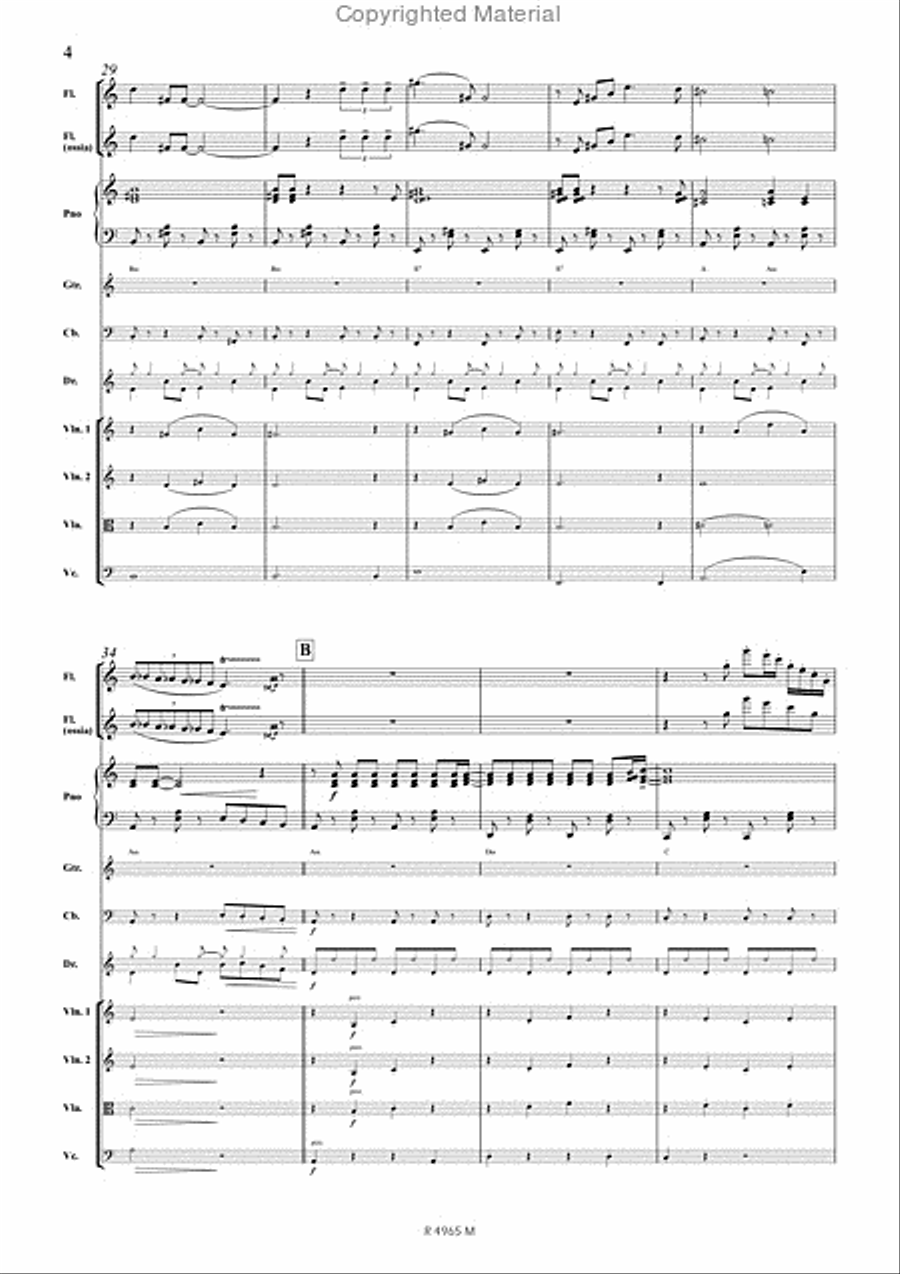 Il est 5 heures, Paris s'éveille Flute scores gallery preview page 5