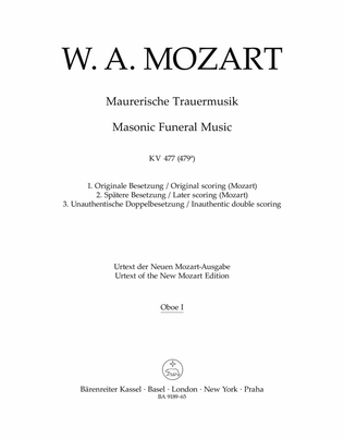 Masonic Funeral Music K. 477 (479a)
