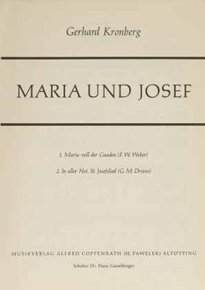 Book cover for Kronberg: Maria und Joseph